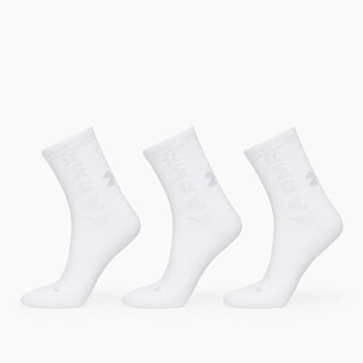 Chaussettes Under Armour 3-Maker Cushioned Mid-Crew 3-Pack Socks White