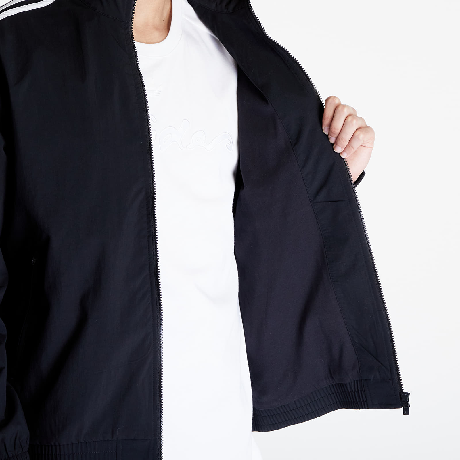 Mikiny a svetry adidas Adicolor Woven Firebird Track Top Black