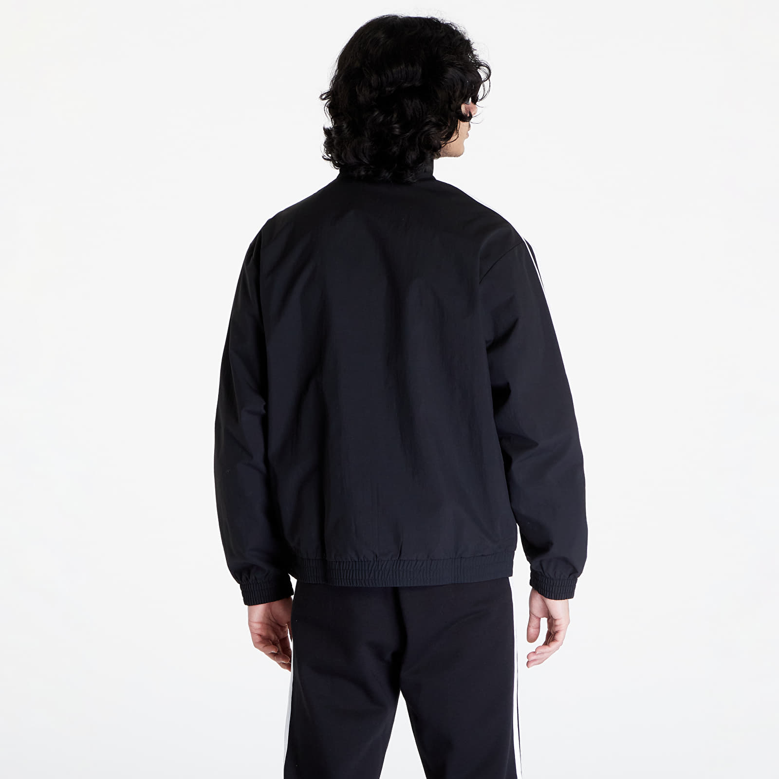 Mikiny a svetry adidas Adicolor Woven Firebird Track Top Black