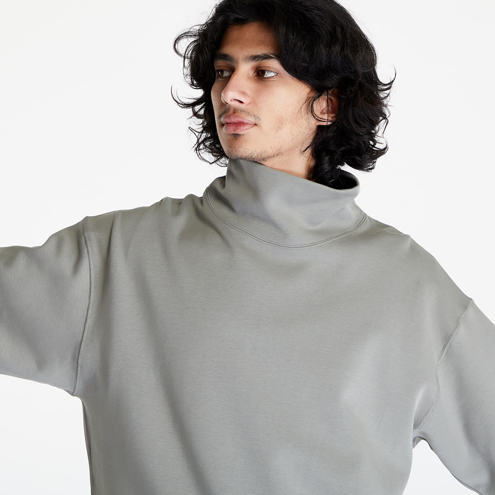 Hoodies and sweatshirts  Nike Sportswear Tech Fleece Reimagined Oversized Turtleneck Sweatshirt Khaki