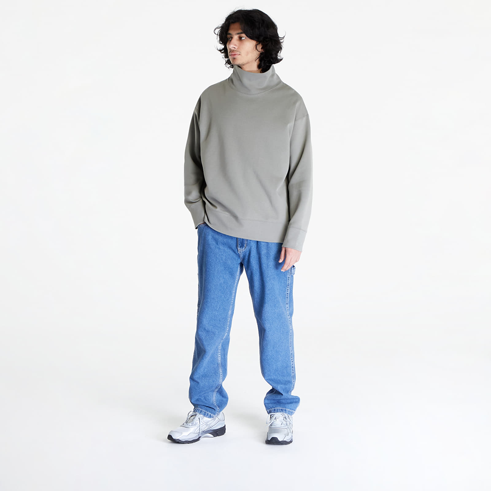 Hoodies and sweatshirts  Nike Sportswear Tech Fleece Reimagined Oversized Turtleneck Sweatshirt Khaki