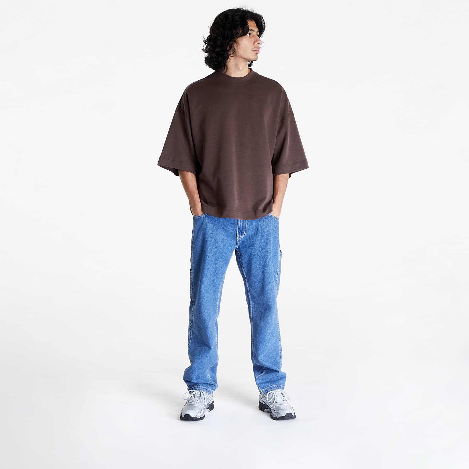 Camisetas Nike Sportswear Tech Fleece Reimagined Men's Oversized Short-Sleeve Baroque Brown