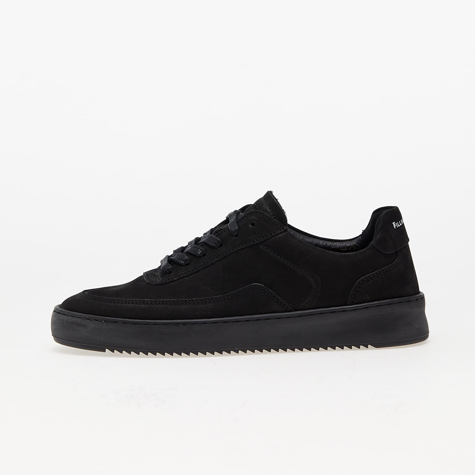 Pánske tenisky a obuv Filling Pieces Mondo 2.0 Ripple Nubuck All Black