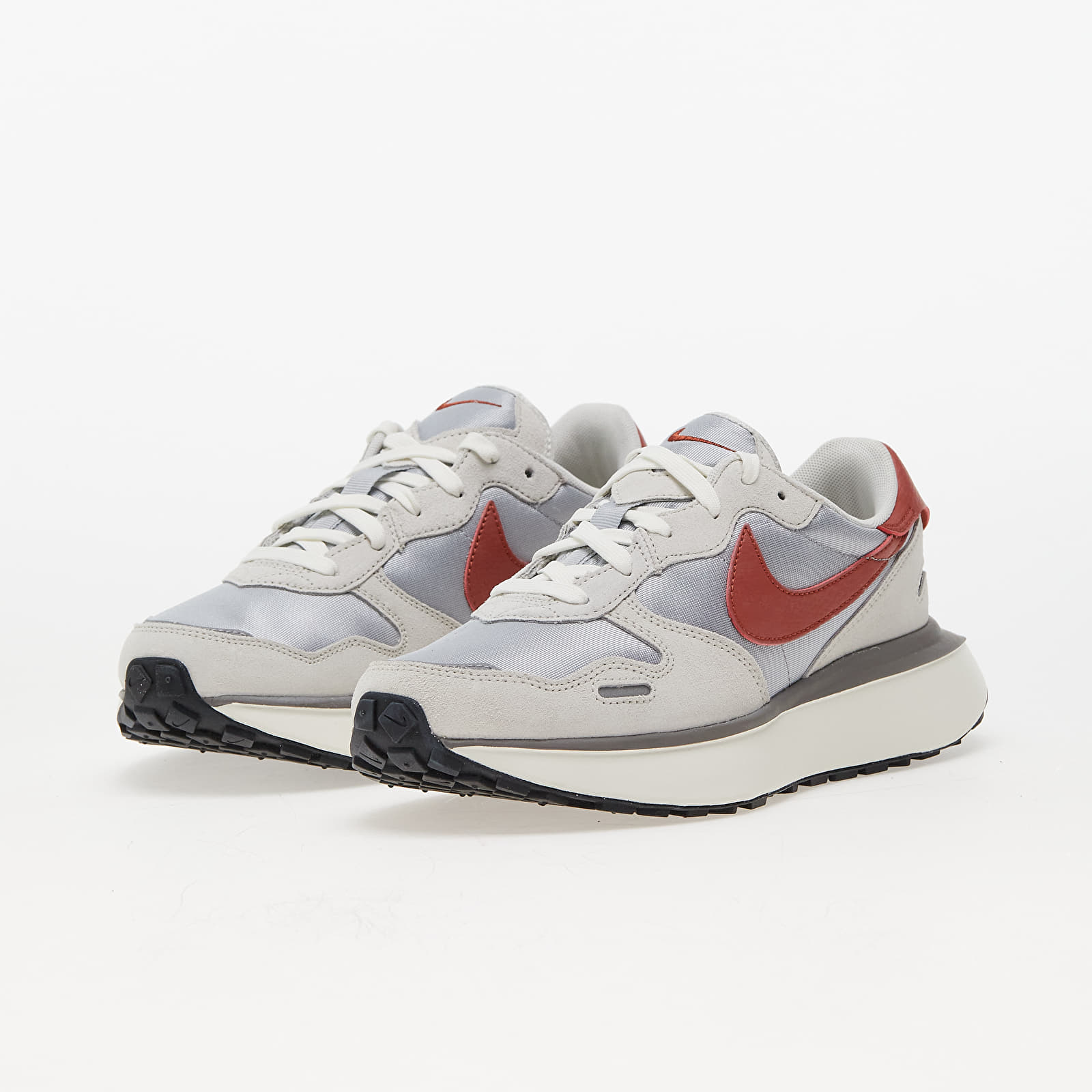 Dámské tenisky a boty Nike W Phoenix Waffle Light Bone/ Rugged Orange-Lt Smoke Grey