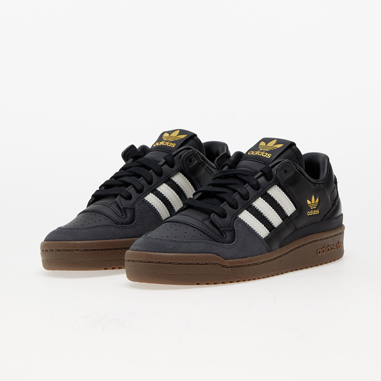 Men's sneakers and shoes adidas Forum 84 Low Cl Core Black/ Ivory/ Gum5