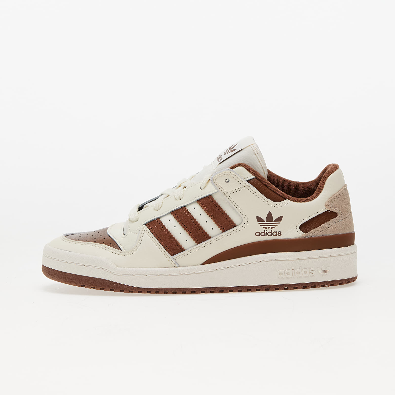 Pánské tenisky a boty adidas Forum Low Cl Crew White/ Preloveded Brown/ Wonder Beige
