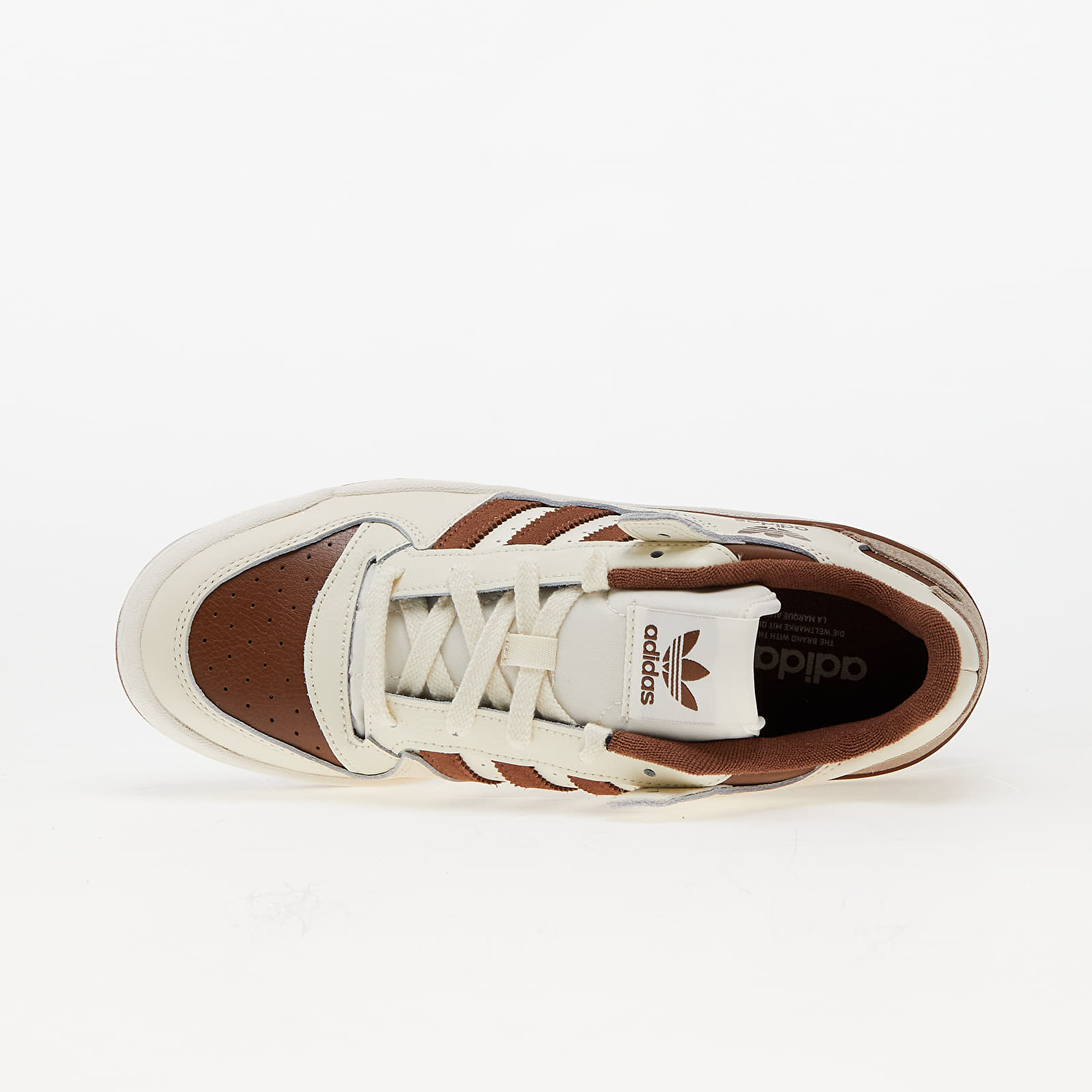 Pánské tenisky a boty adidas Forum Low Cl Crew White/ Preloveded Brown/ Wonder Beige
