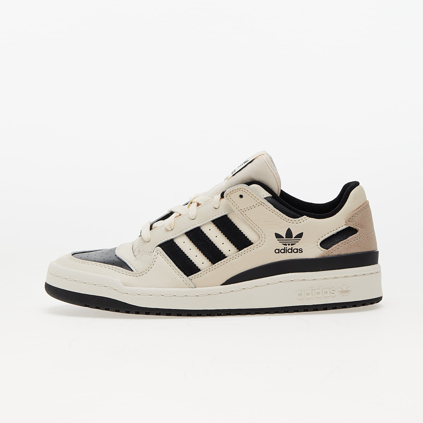 Men's sneakers and shoes adidas Forum Low Cl Wonder White/ Core Black/ Wonder Beige