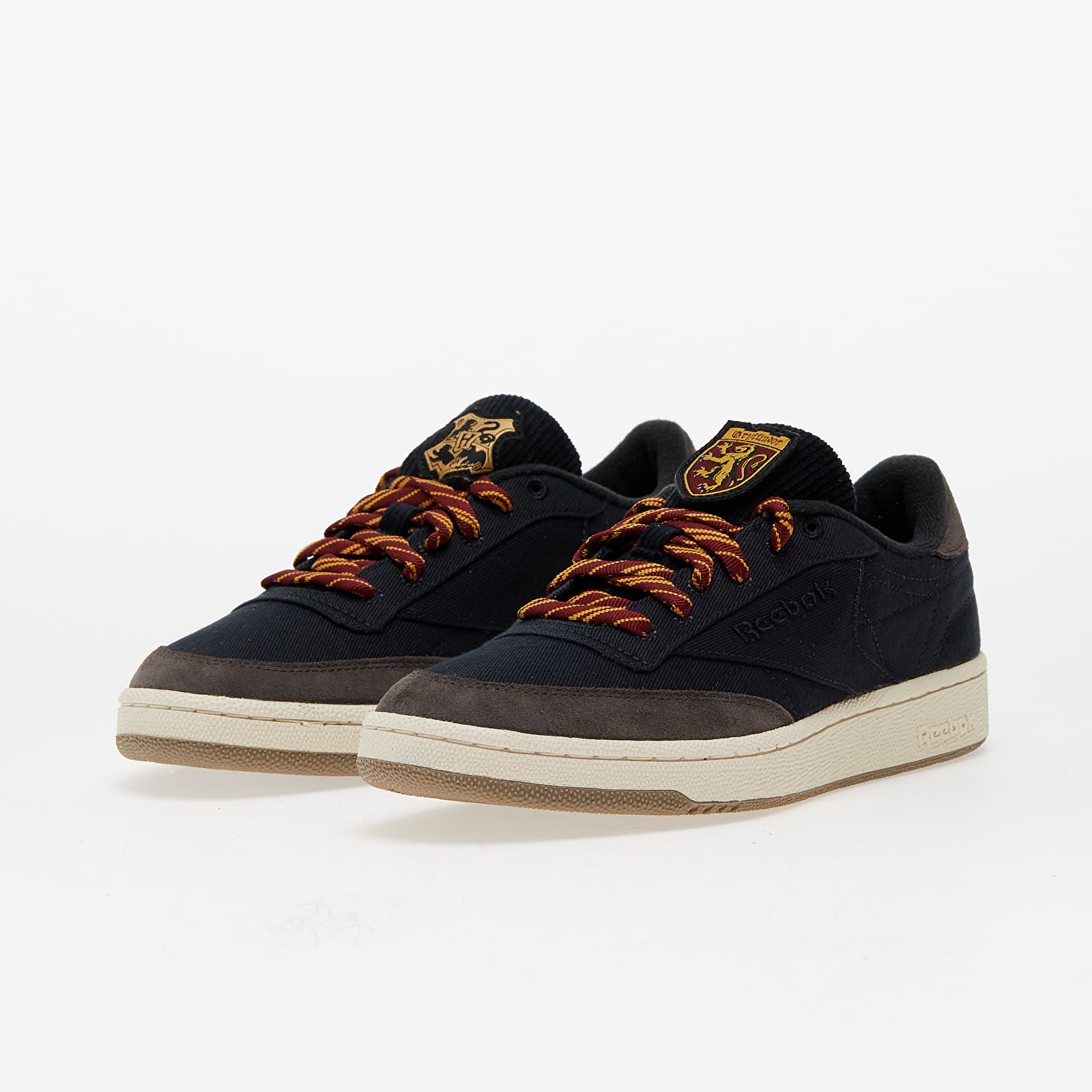 Men's sneakers and shoes Reebok x Harry Potter Club C 85 Night Black/ Terra Brown/ Alabaster