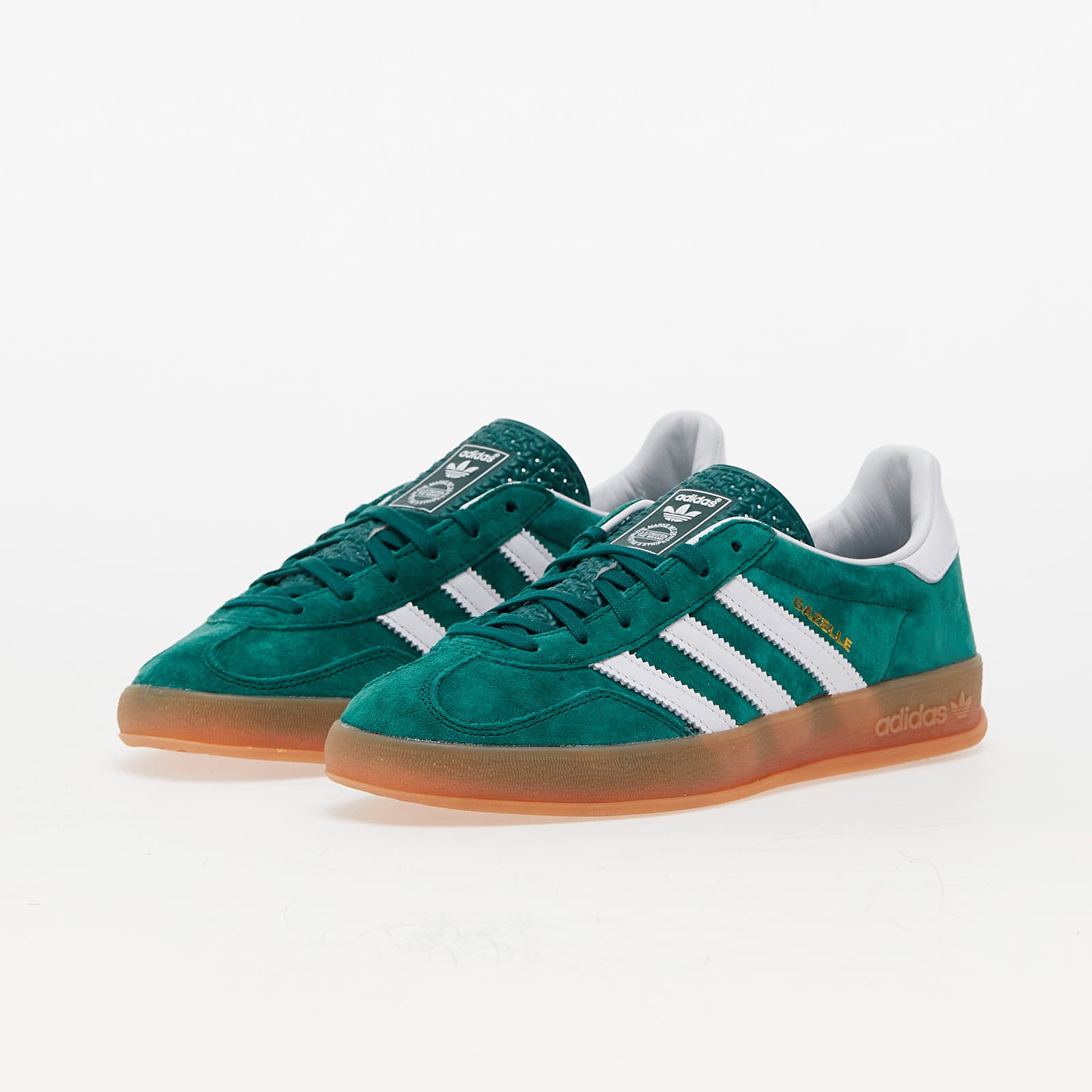 Men's sneakers and shoes adidas Gazelle Indoor Collegiate Green/ Ftw White/ Gum2