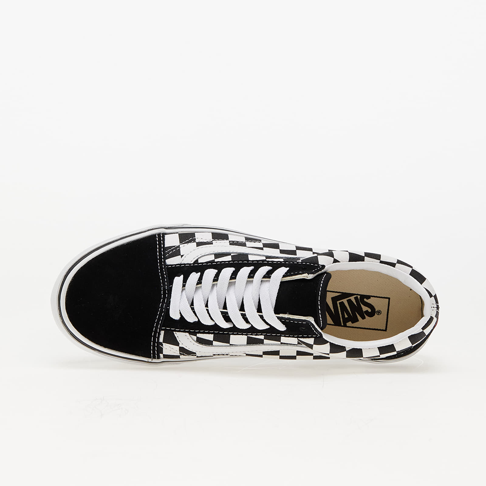 Vans old skool platform femme damier hot sale
