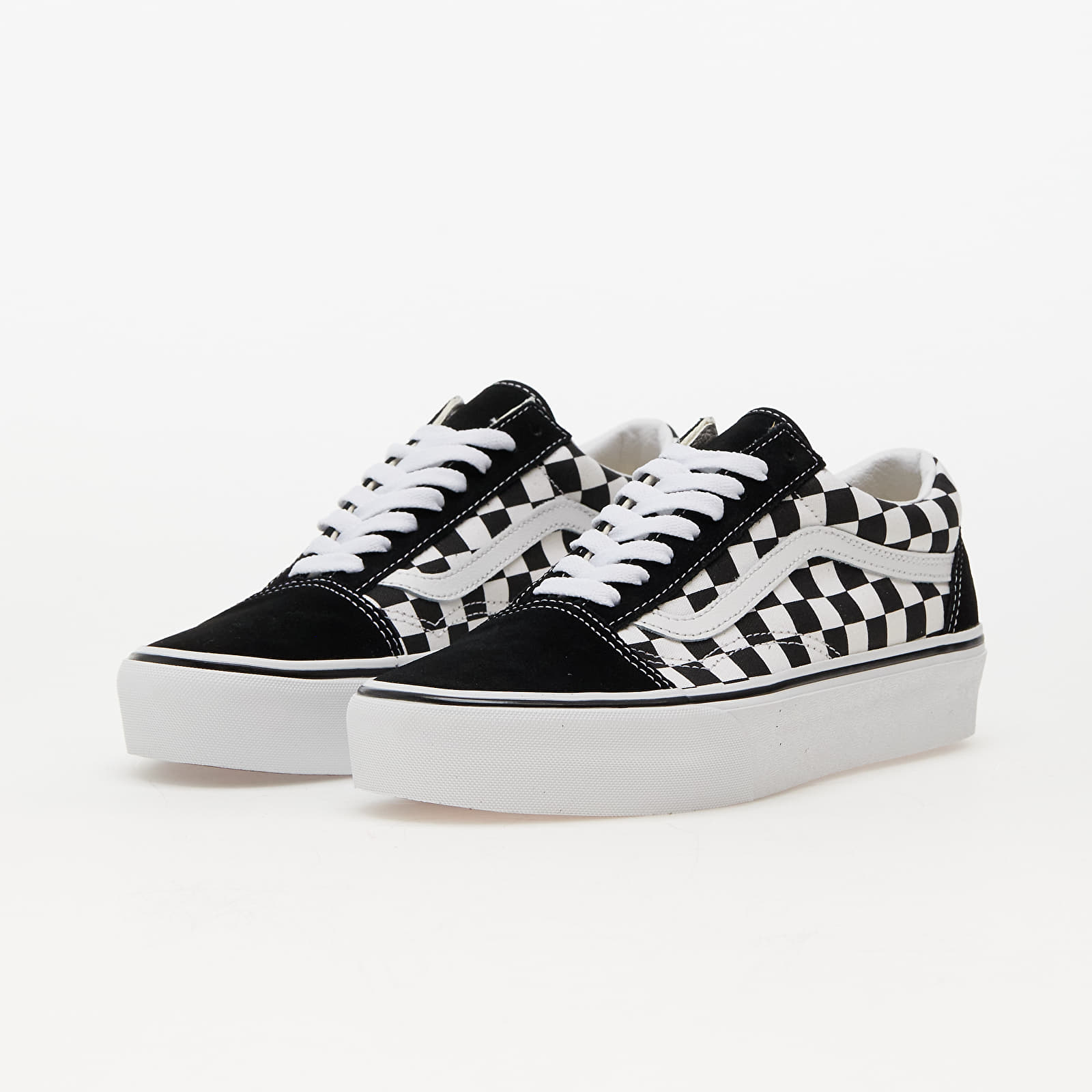 Women s shoes Vans Old Skool Platform Black Tr White Queens