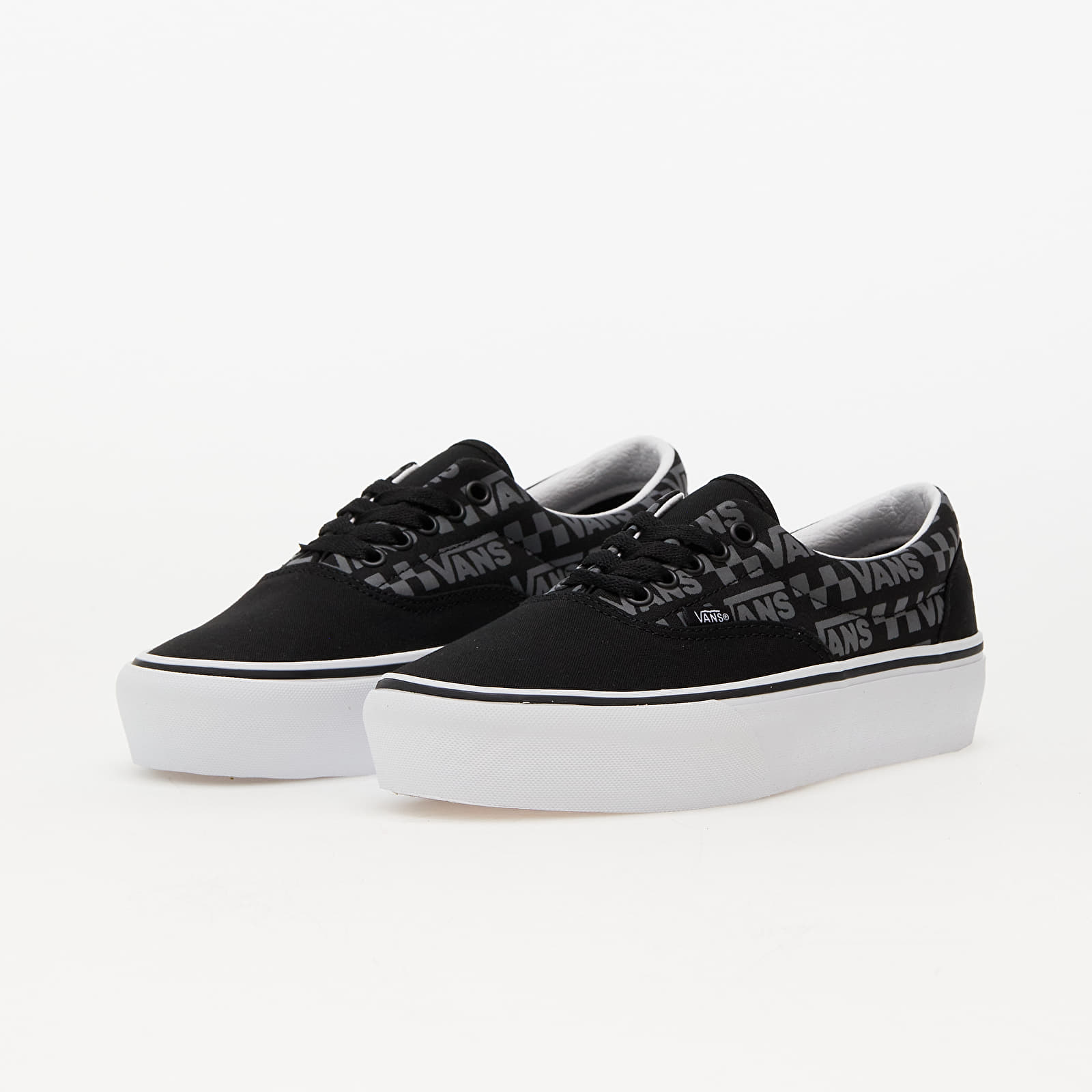 Sneakers und Schuhe fur Frauen Vans Era Platform Black True White Queens