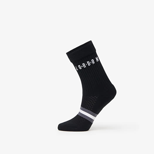 Calcetines Jordan Legacy Crew Socks 2-Pack Black/ White/ White