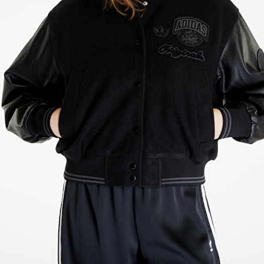 Bomber jackets adidas Oversized Collegiate Jacket Black | Queens