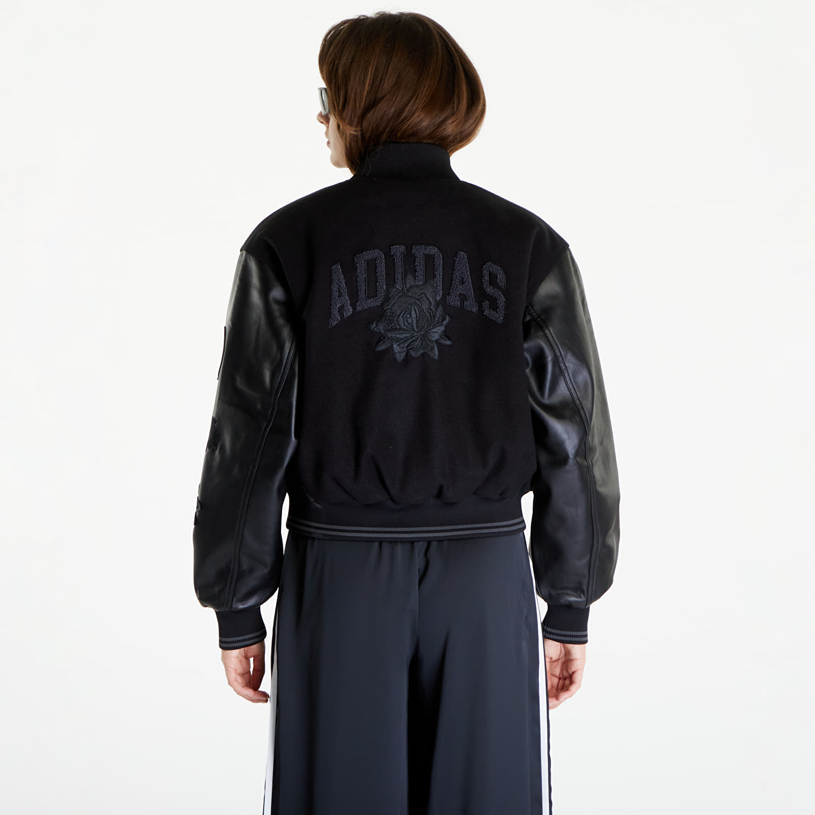 Adidas oversized bomber jacket store