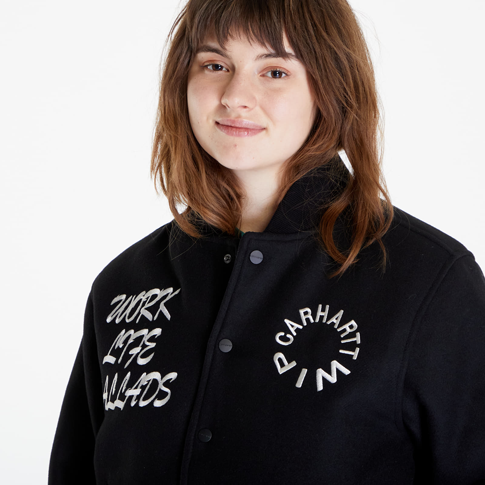 Bomber jackets Carhartt WIP Work Varsity Bomber UNISEX Black