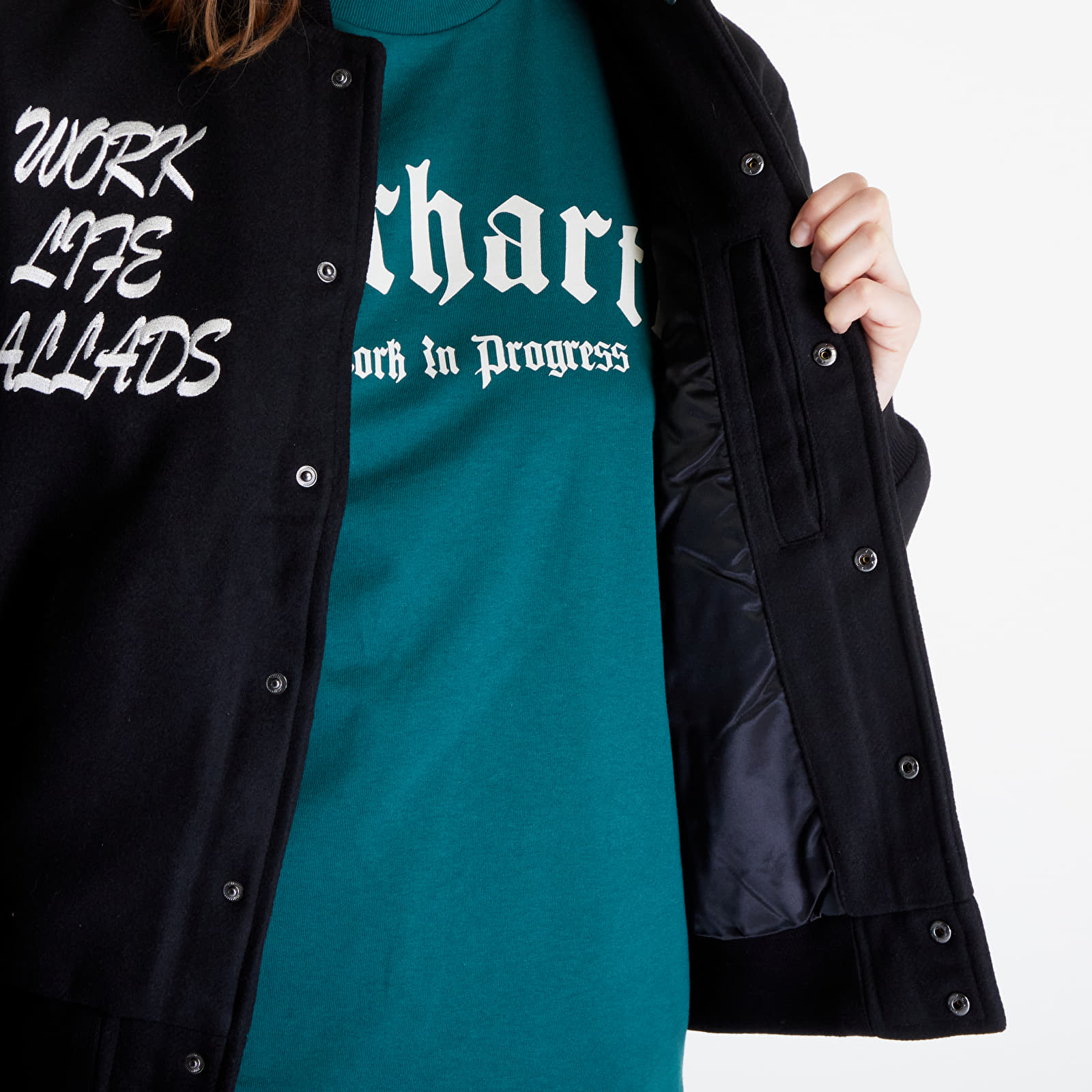 Bomber jackets Carhartt WIP Work Varsity Bomber UNISEX Black