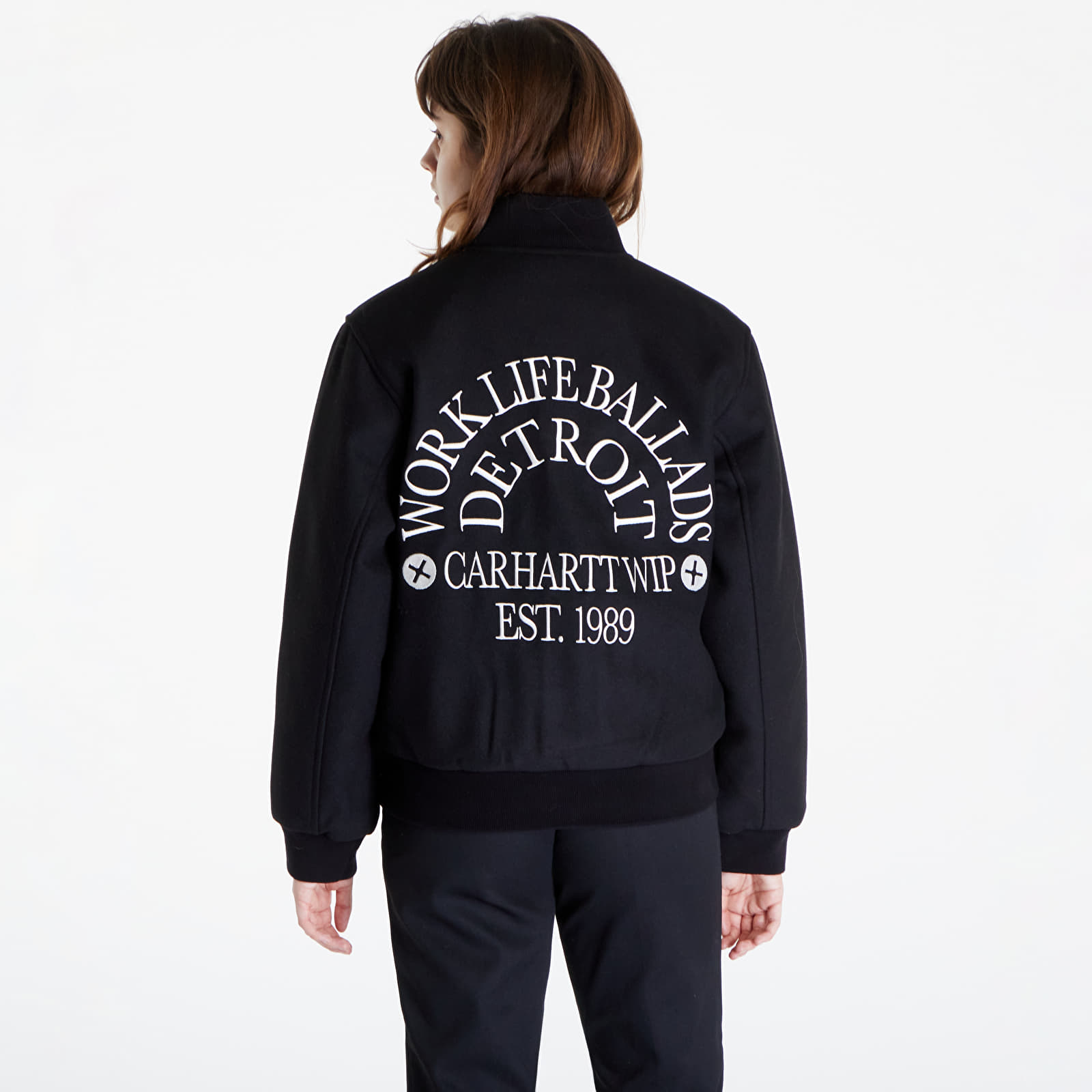 Bomber jackets Carhartt WIP Work Varsity Bomber UNISEX Black