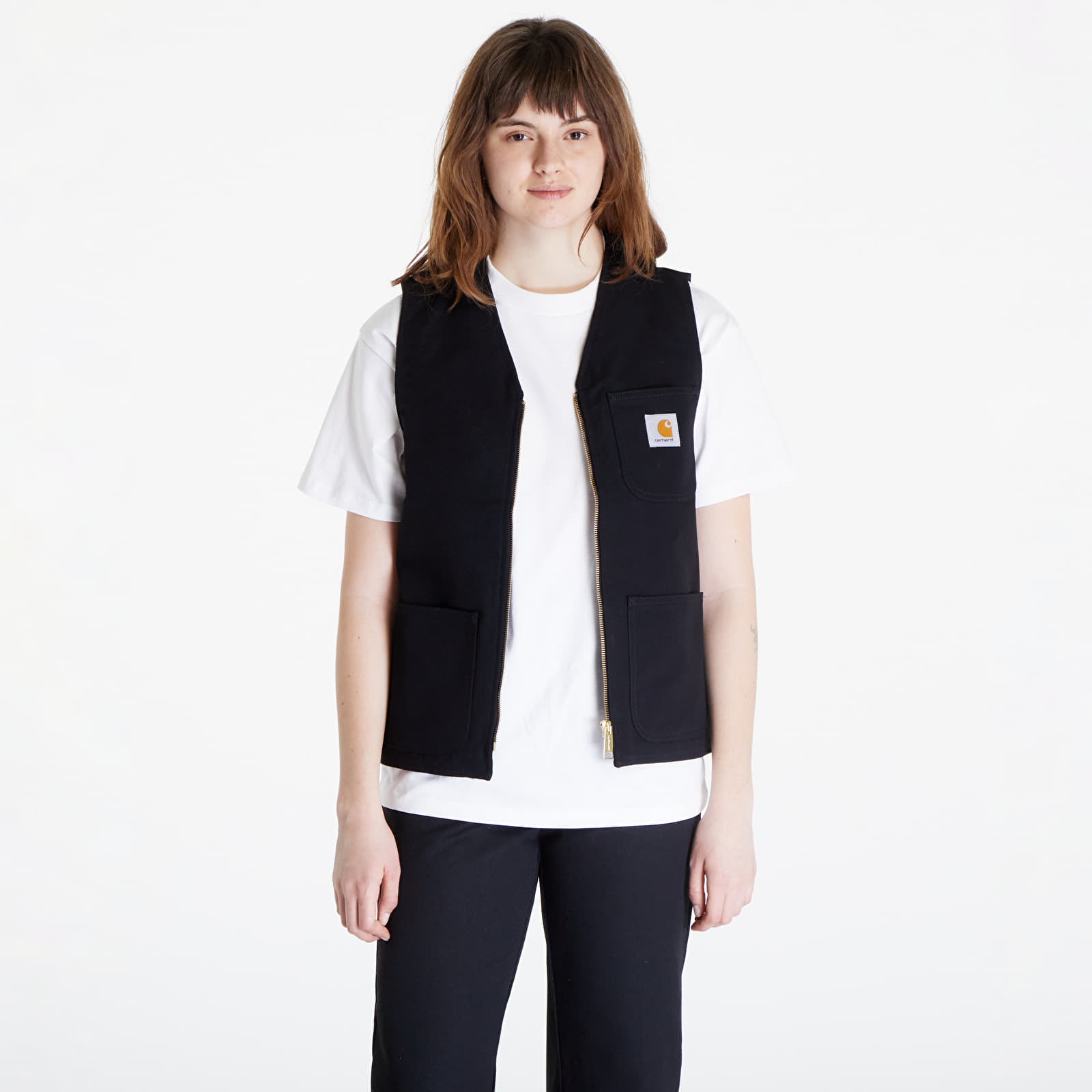 Vests Carhartt WIP Arbor Vest UNISEX Black Rigid Queens