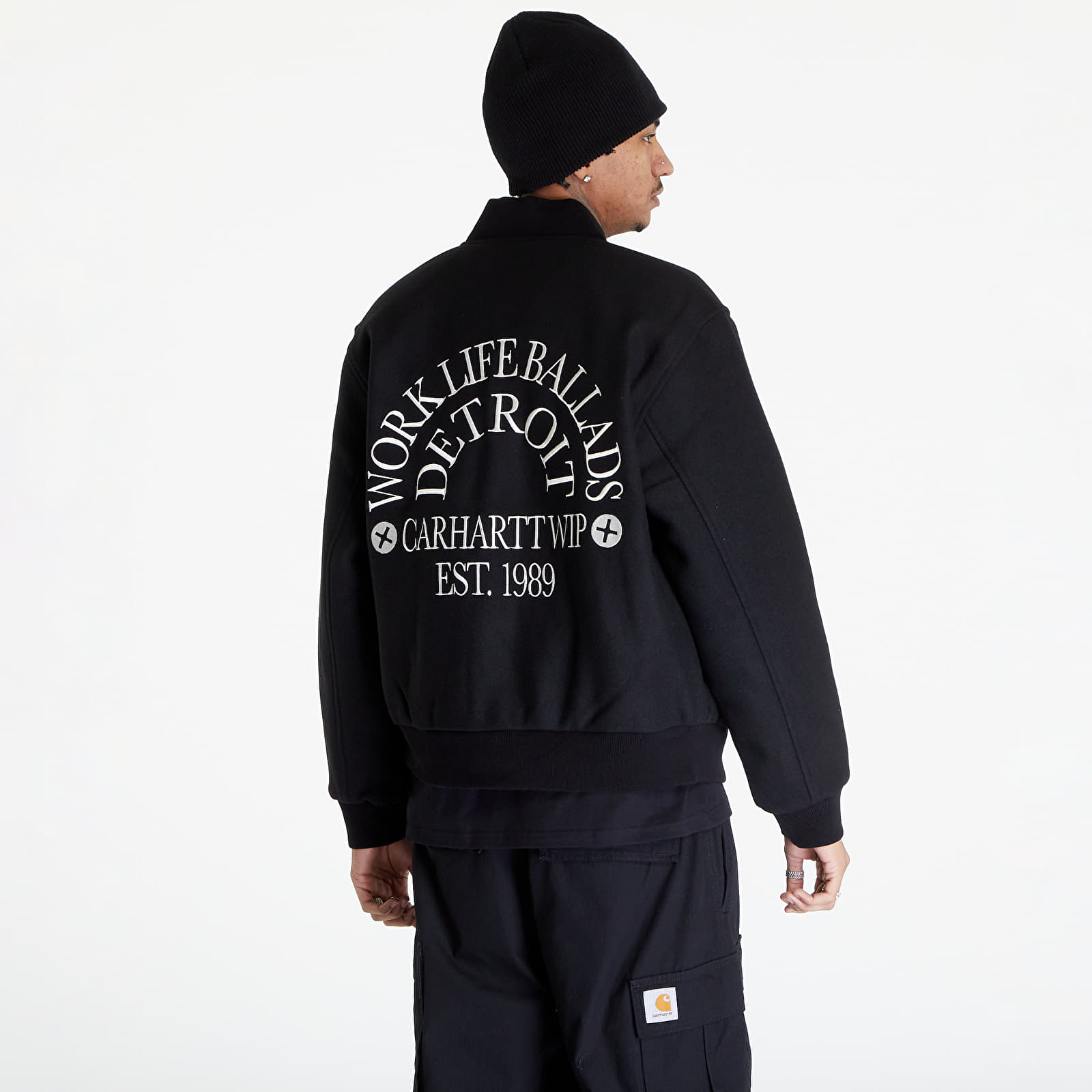 Bomber jackets Carhartt WIP Work Varsity Bomber UNISEX Black