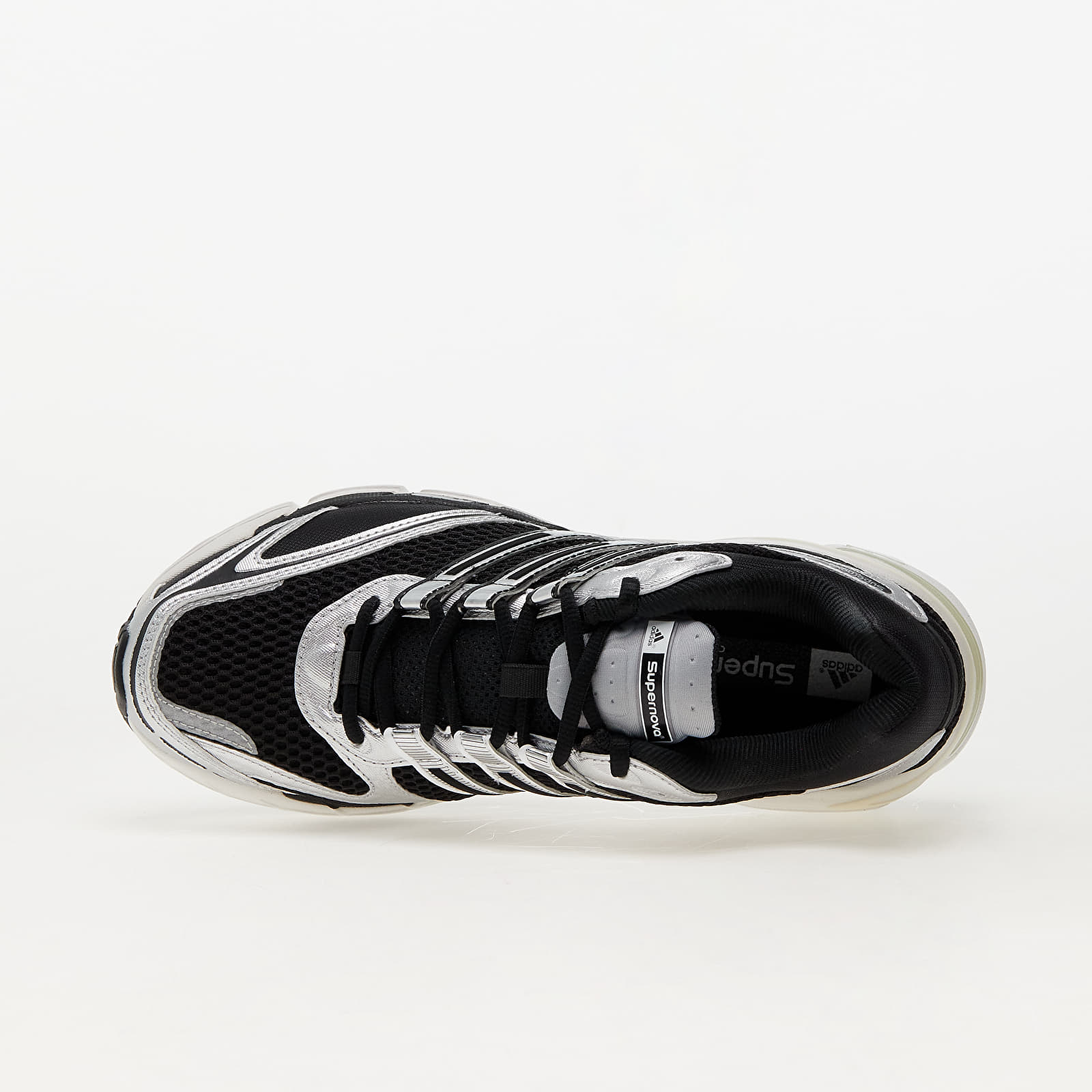 Men's sneakers and shoes adidas Supernova Cushion 7 Core Black/ Silver Metallic/ Crystal White