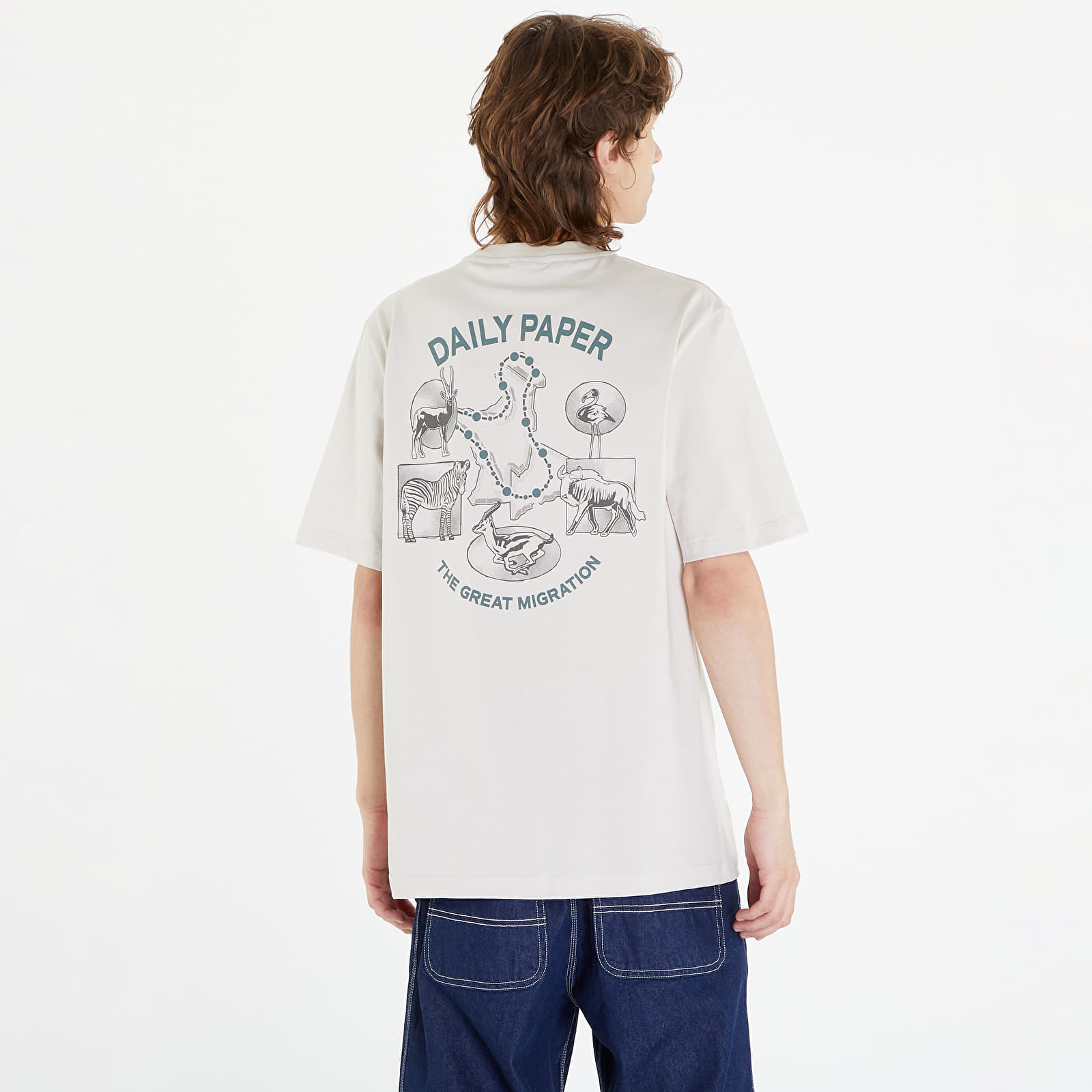 T-shirts Daily Paper Migration SS Tee Moonstruck Beige