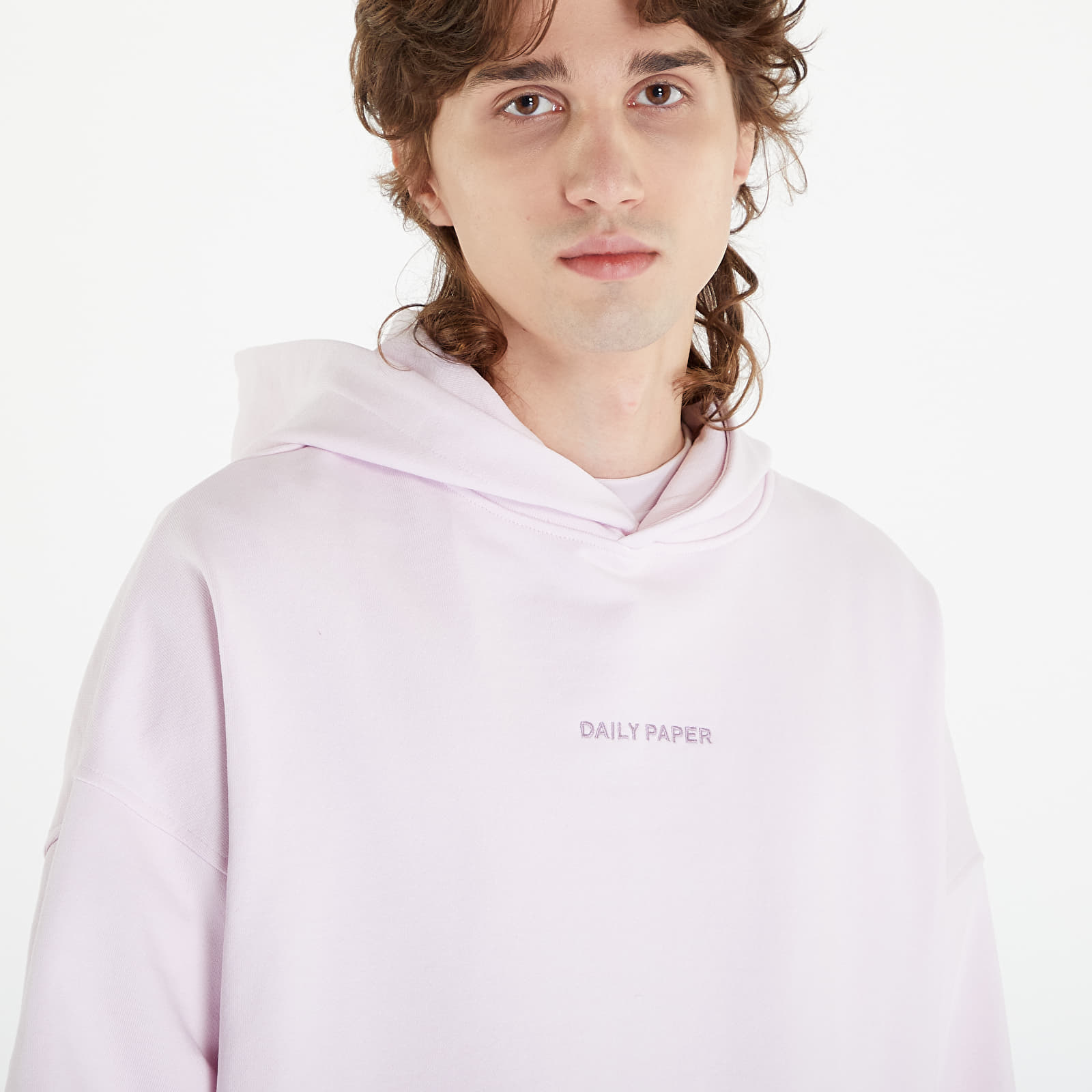 Mikine Daily Paper Songul Relaxed Hoodie Ice Pink