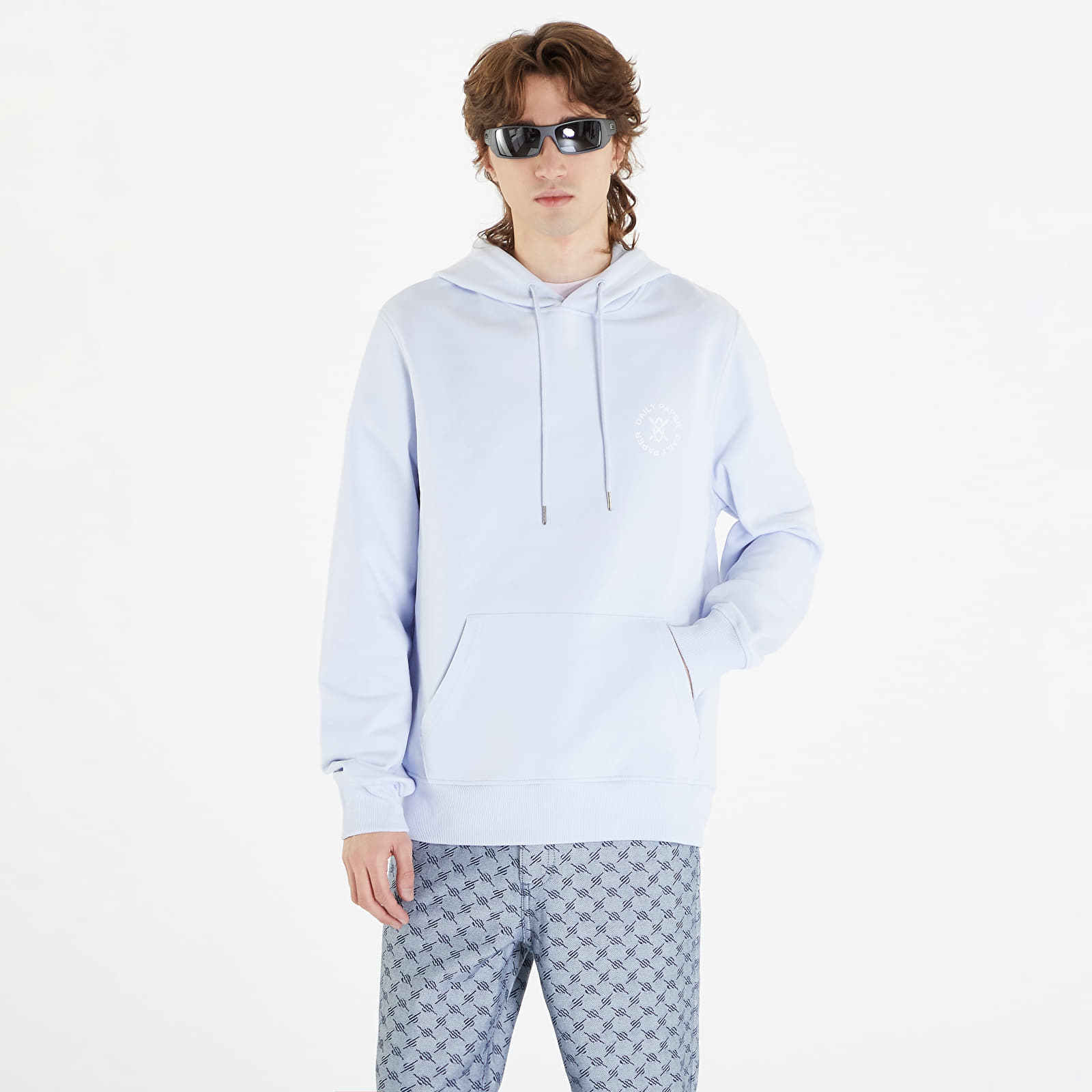 Sudaderas Daily Paper Circle Hoodie Halogen Blue