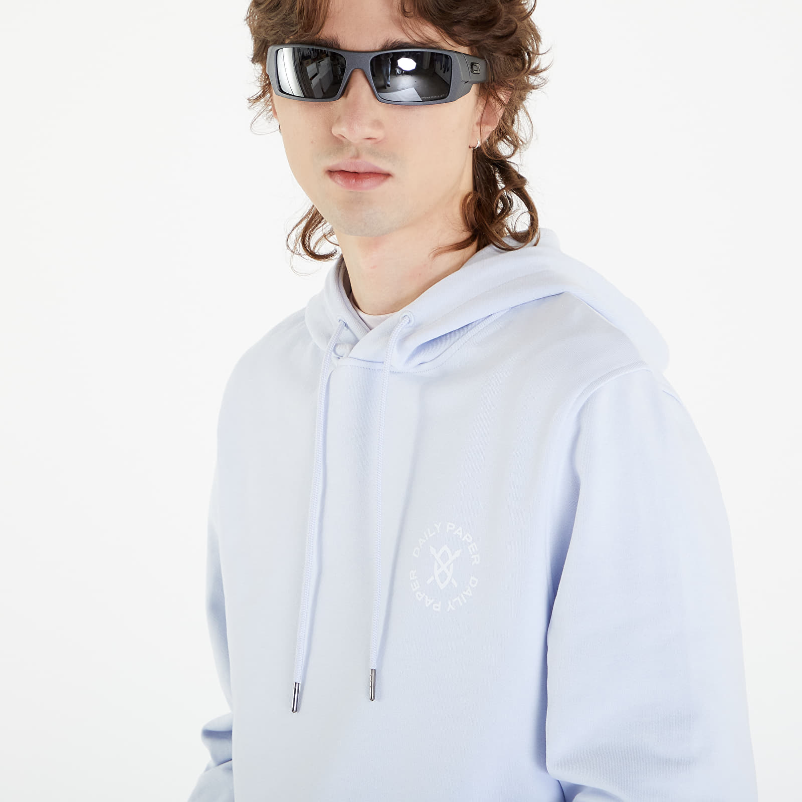 Sudaderas Daily Paper Circle Hoodie Halogen Blue