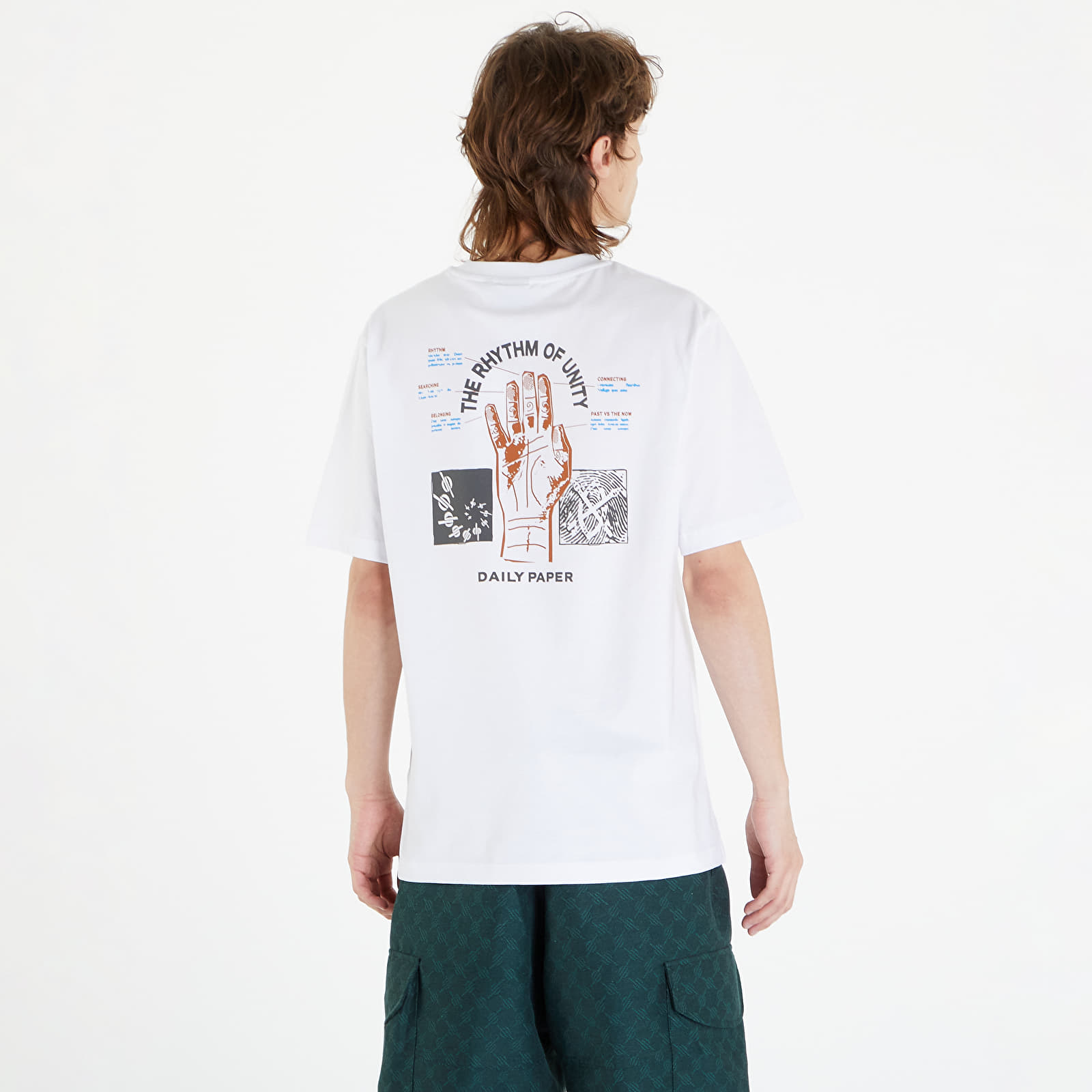 T-shirts Daily Paper Identity Short Sleeve T-Shirt White