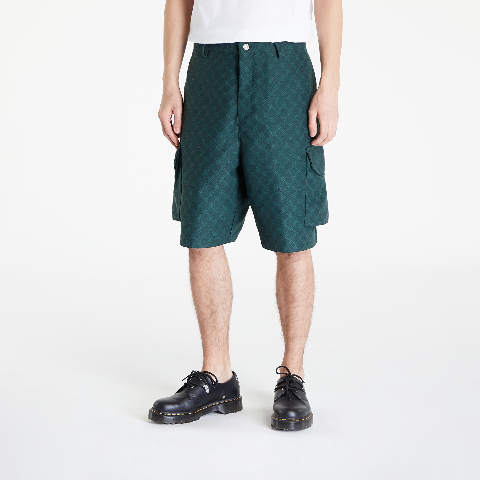 Szorty Daily Paper Benji Monogram Cargo Shorts Pine Green
