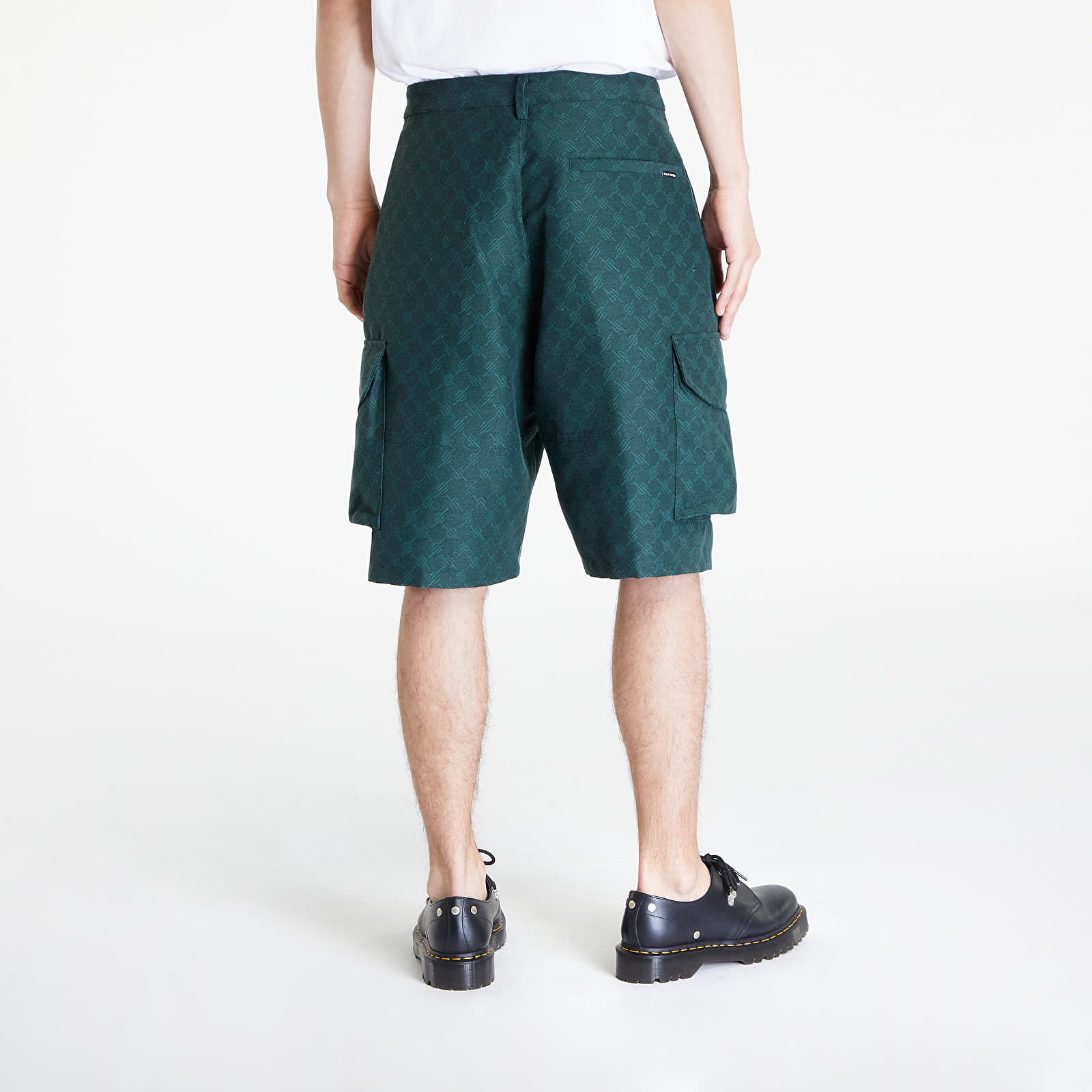 Szorty Daily Paper Benji Monogram Cargo Shorts Pine Green
