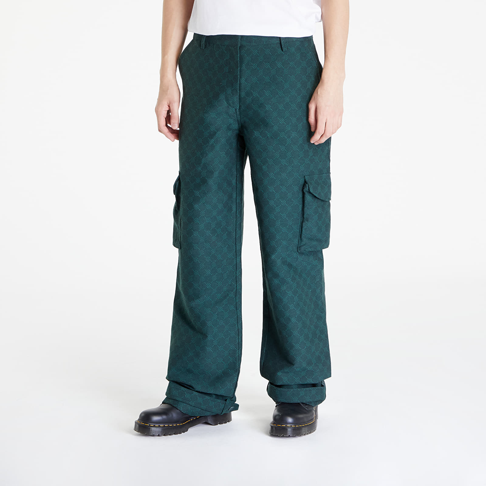 Jeans en broeken Daily Paper Imani Monogram Pants Pine Green Queens