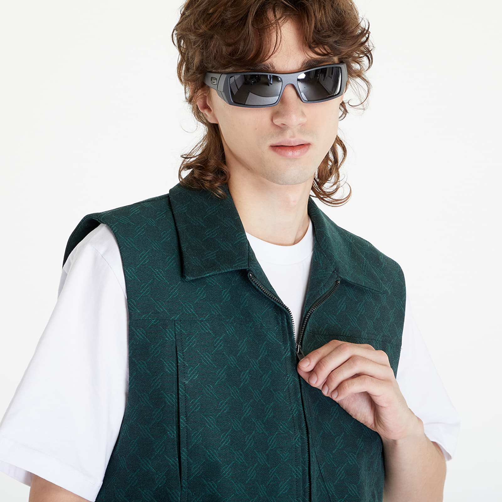 Vesty Daily Paper Benji Monogram Vest Pine Green