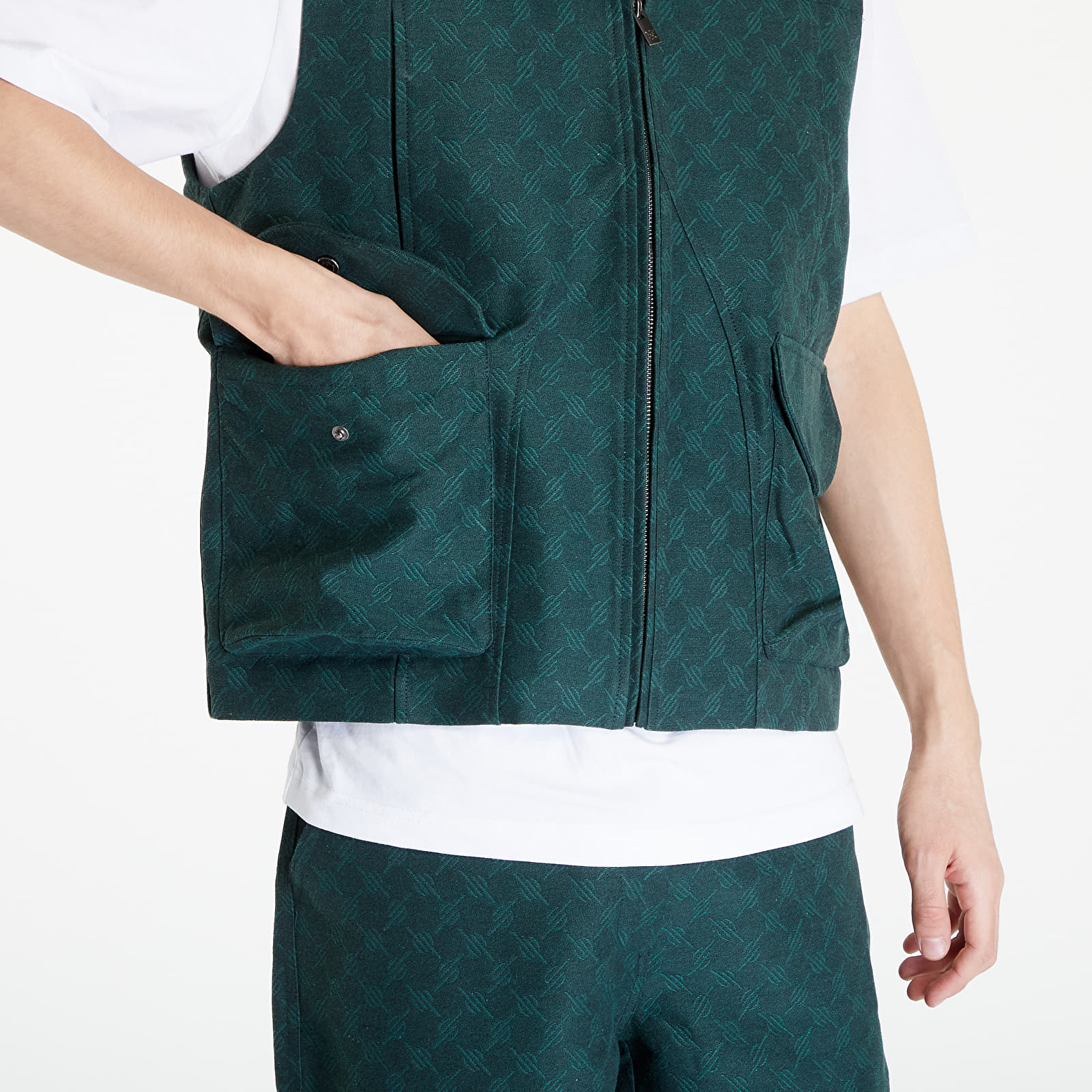 Vesty Daily Paper Benji Monogram Vest Pine Green