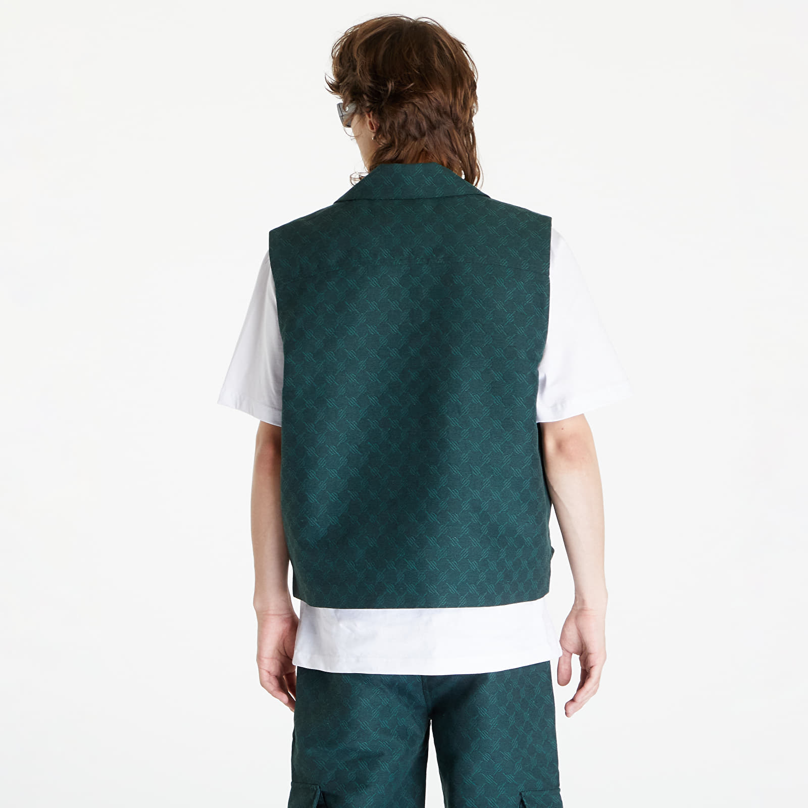 Vests Daily Paper Benji Monogram Vest Pine Green