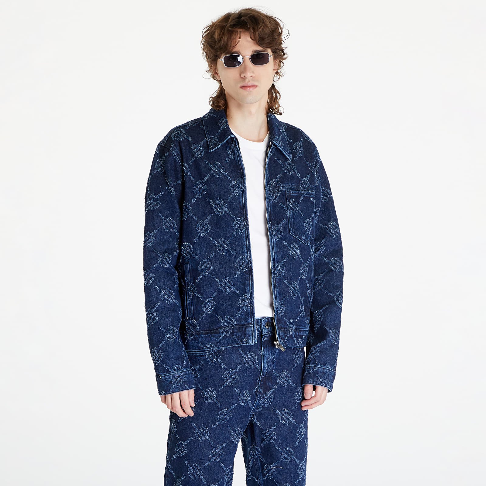 Vestes Daily Paper Jacob Denim Jacket Blue