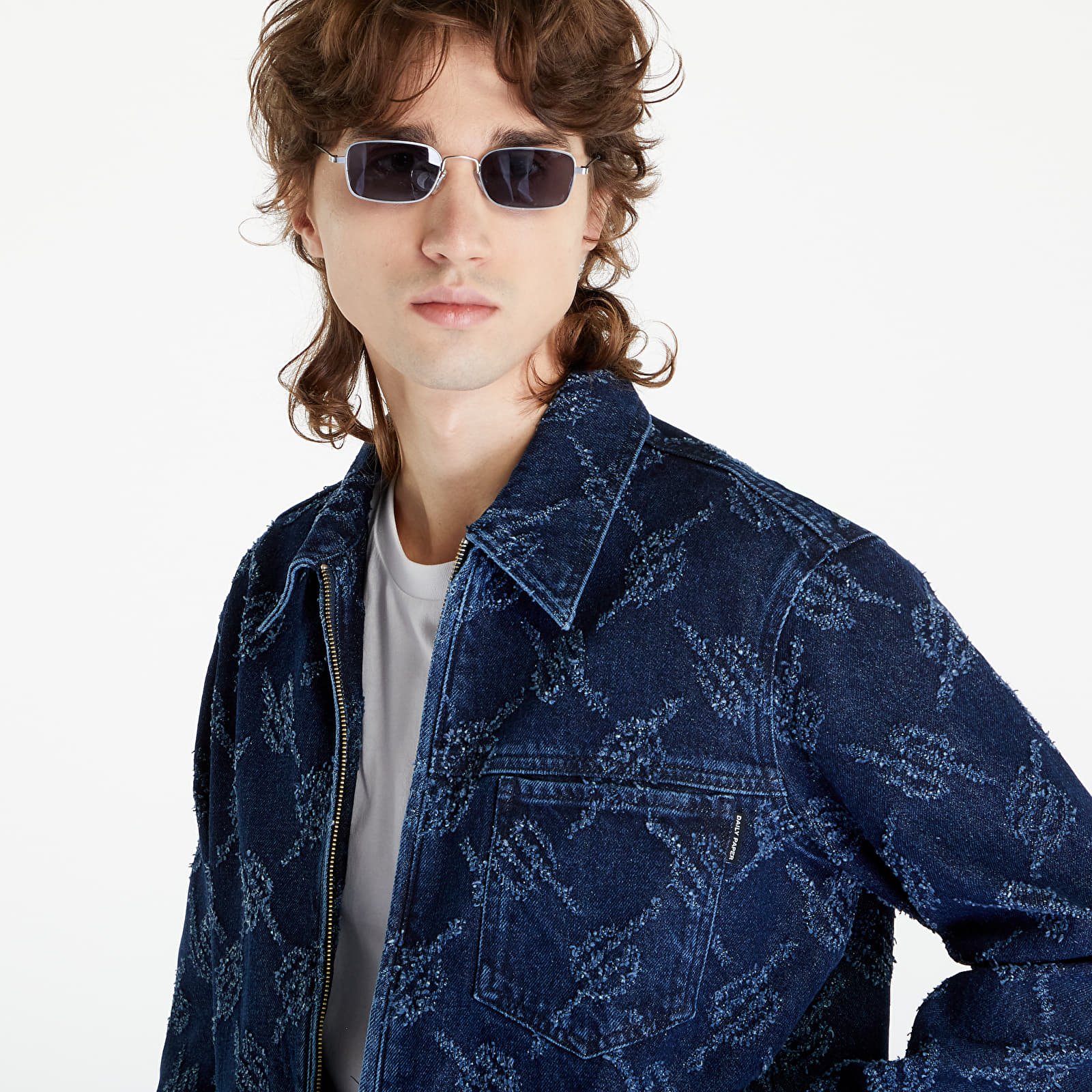 Vestes Daily Paper Jacob Denim Jacket Blue