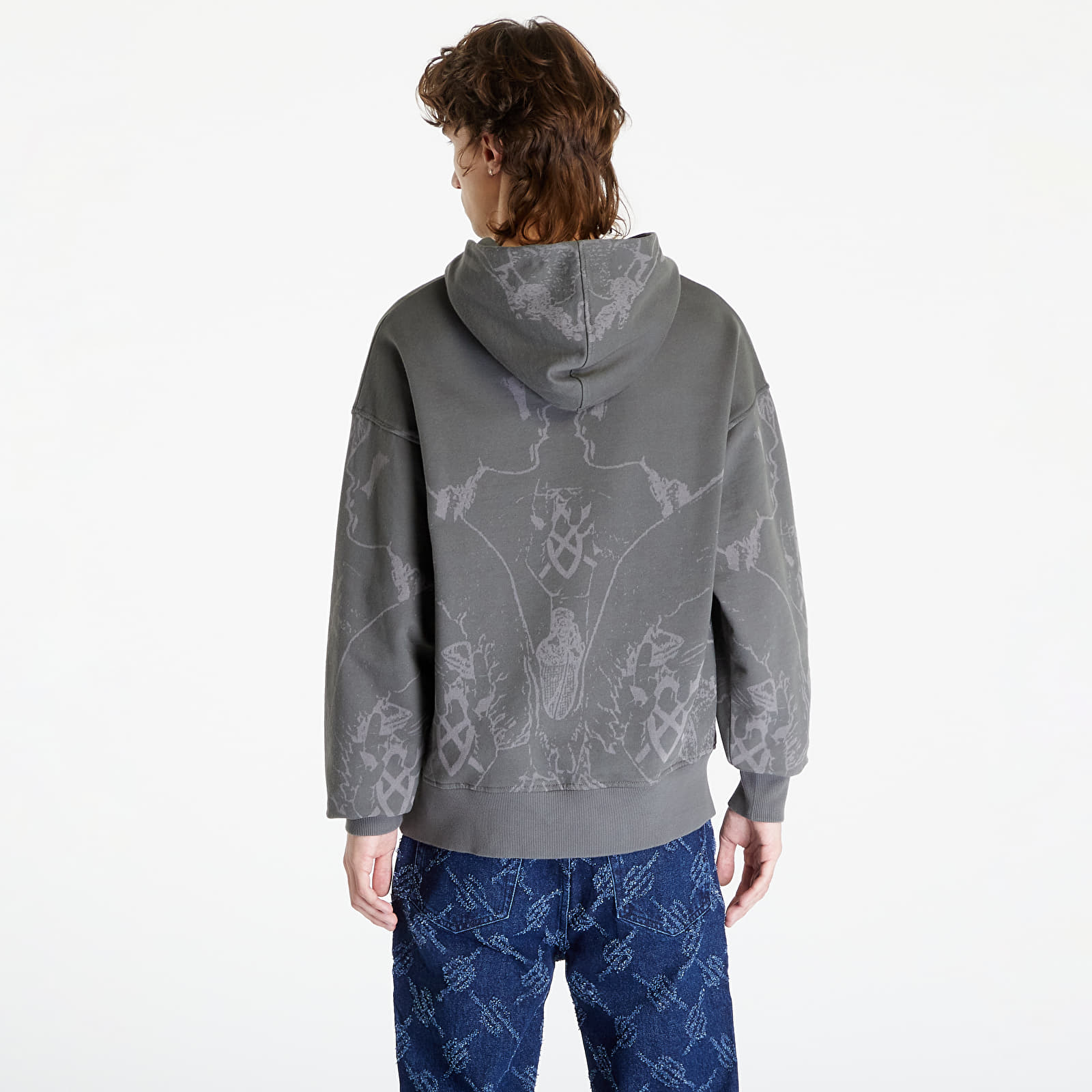 Hoodies and sweatshirts  Daily Paper Secret Rhythm Oversized Hoodie Chimera Green