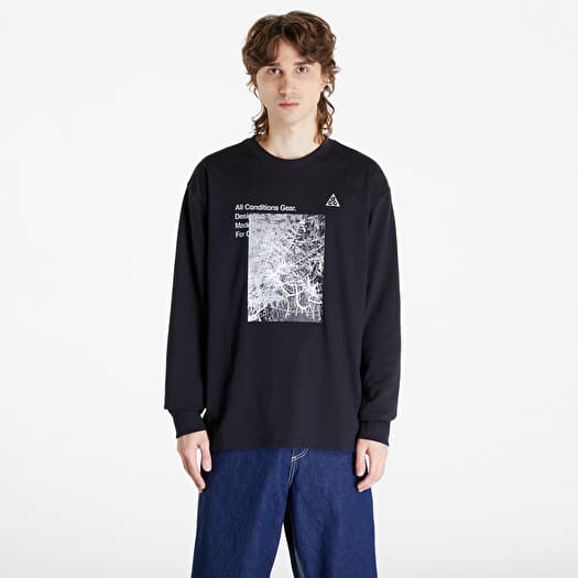 T Shirts Nike ACG Long Sleeve T Shirt Black Queens