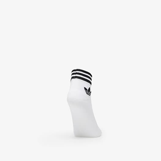 Socks adidas Trefoil Ankle Socks 3 Pack White Black Queens