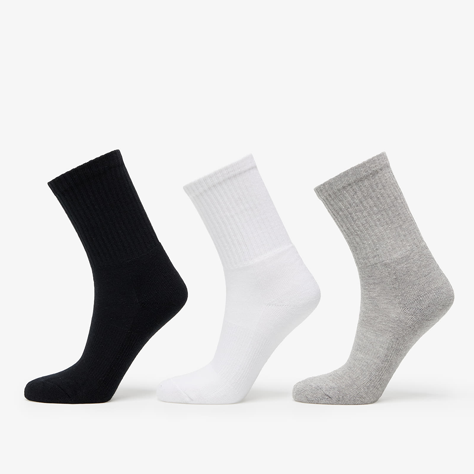 Ponožky Urban Classics Sport Socks 3-Pack Black/ White/ Grey