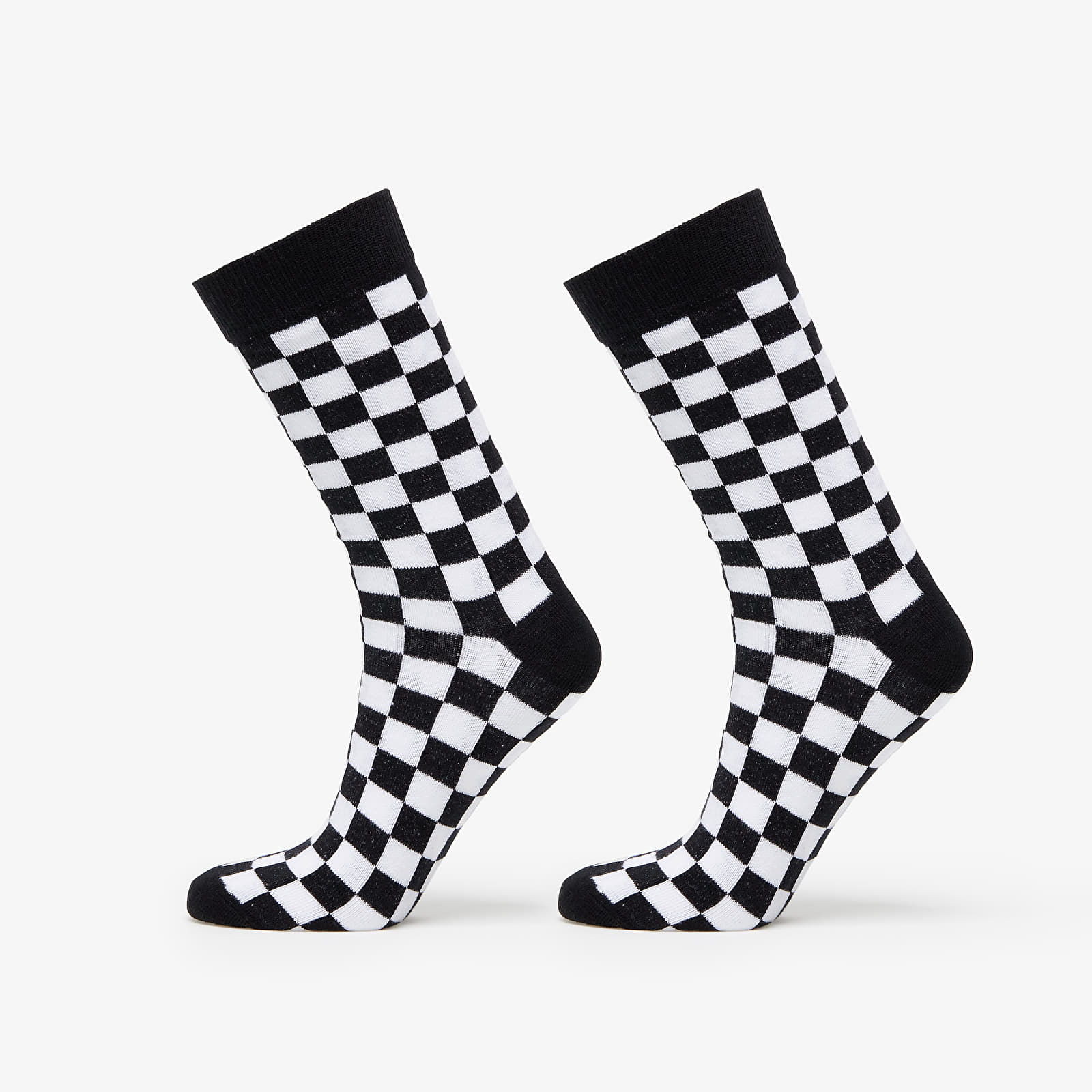 Chaussettes Urban Classics Checker Socks 2-Pack Black/ White