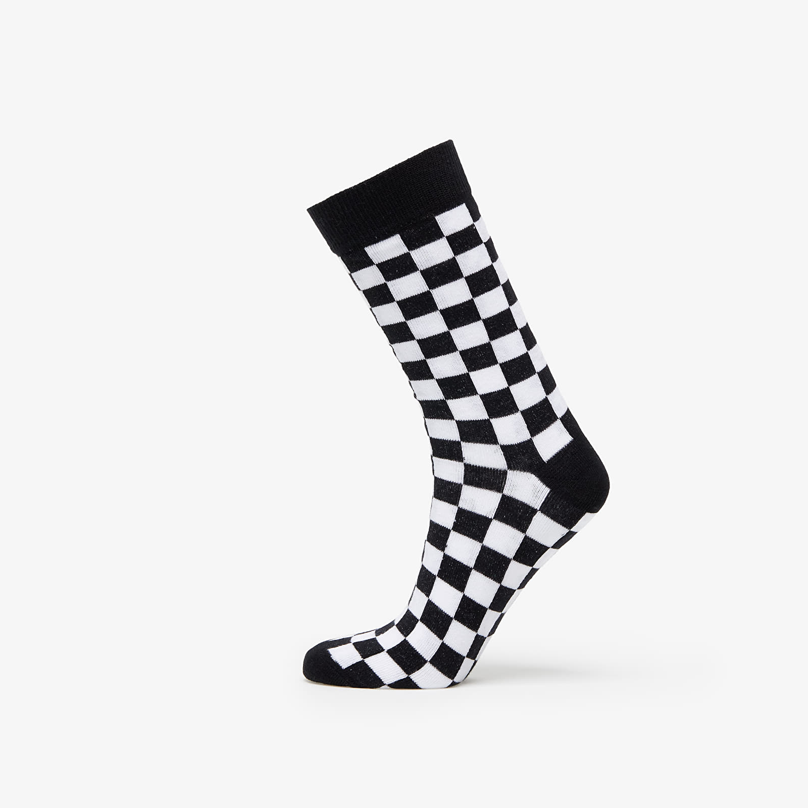 Ponožky Urban Classics Checker Socks 2-Pack Black/ White
