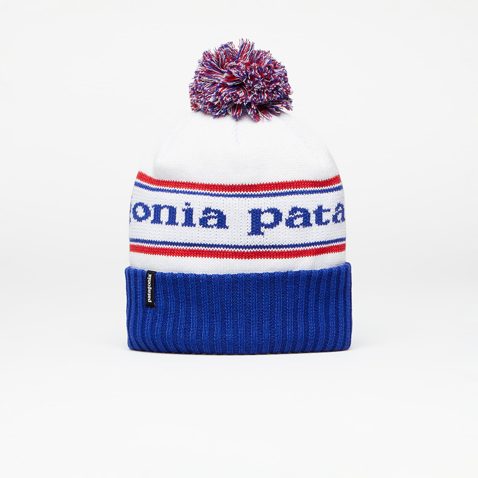 Căciulă Patagonia Powder Town Beanie Blue/ White/ Red