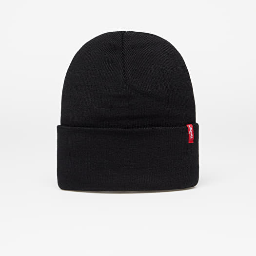 Šešir Levi's ® Slouchy Red Tab Beanie Black