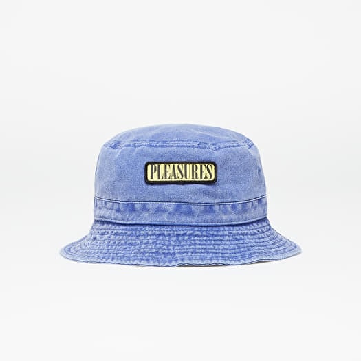 Hoed PLEASURES Spank Bucket Hat Melange Blue
