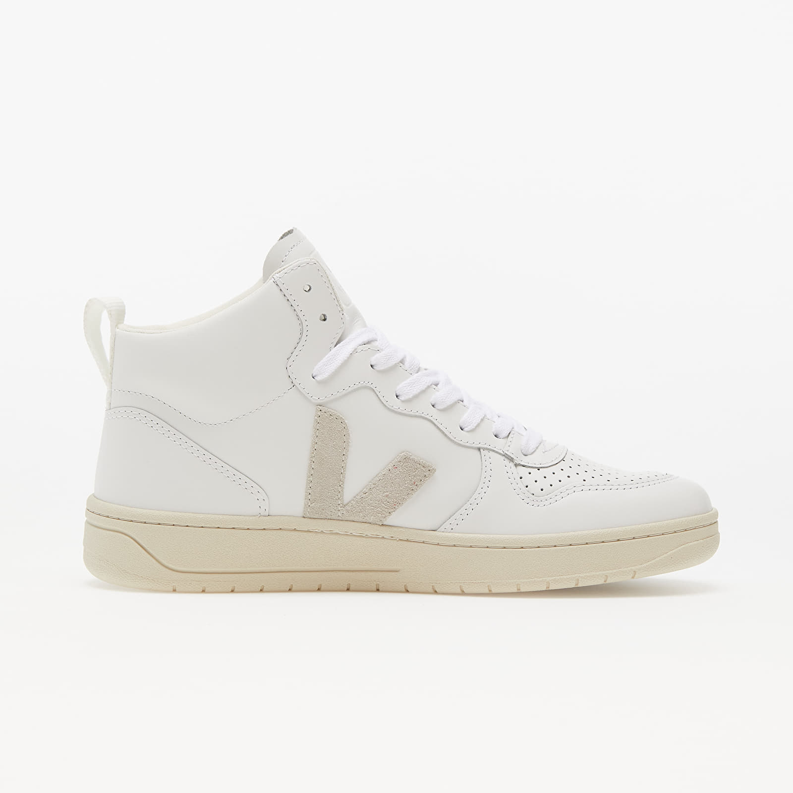 Мъжки маратонки и обувки Veja V-15 Leather Extra White/ Natural