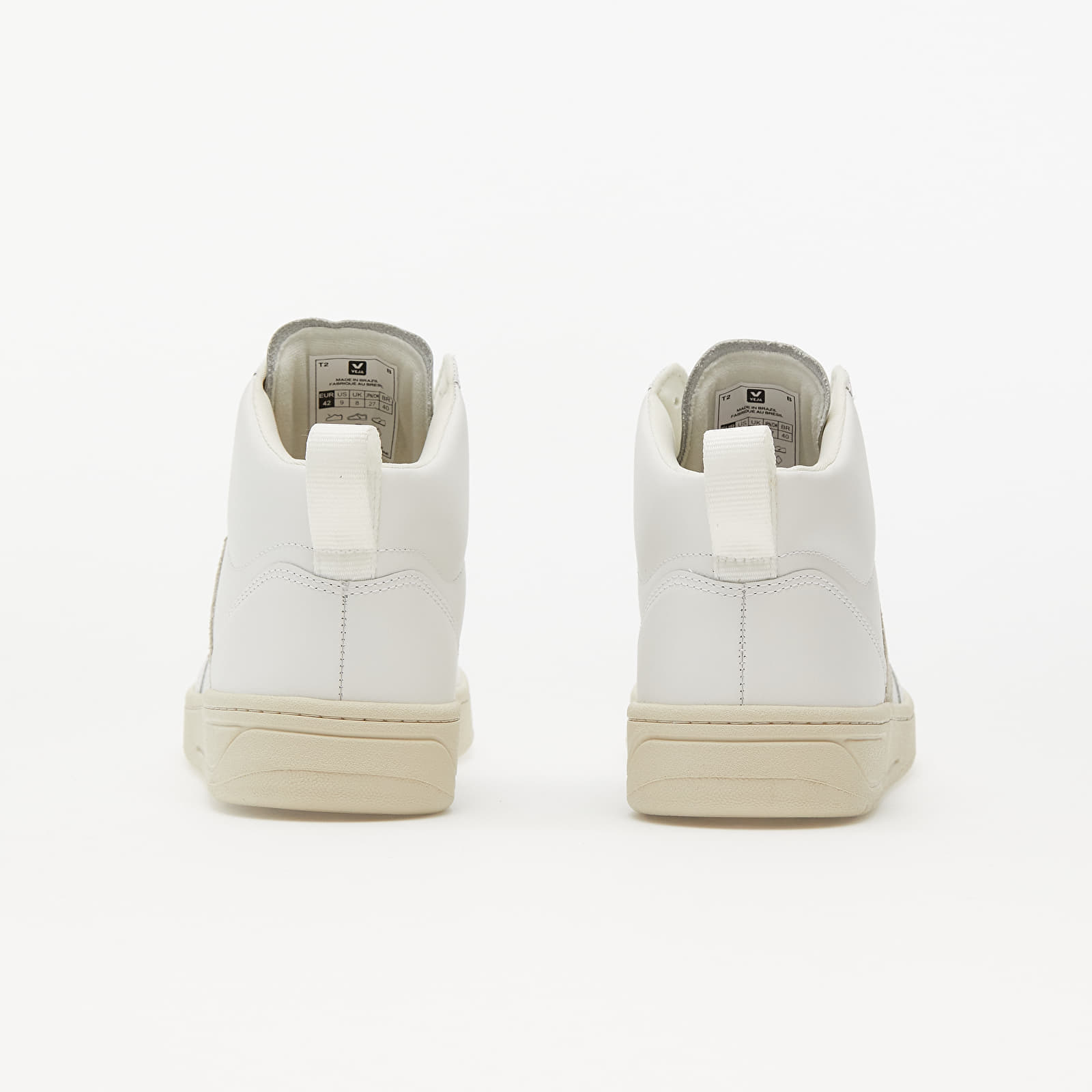 Мъжки маратонки и обувки Veja V-15 Leather Extra White/ Natural